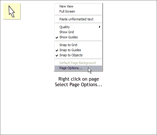 Xara Xone Workbook - Setting Page Options