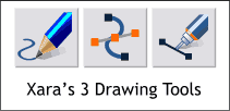 Xara's 3 Drawing Tools