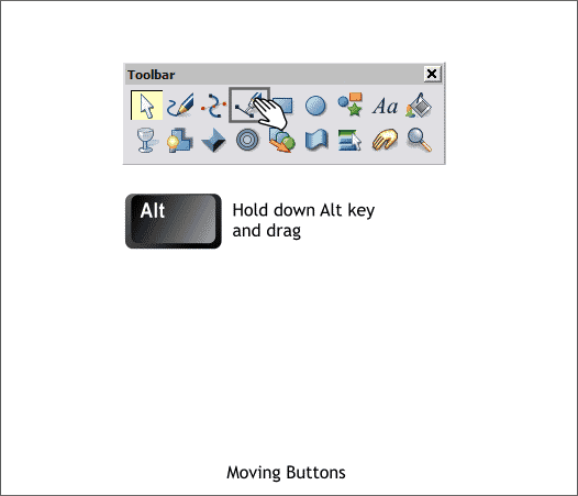 Docking and Floating Xara's Toolbars