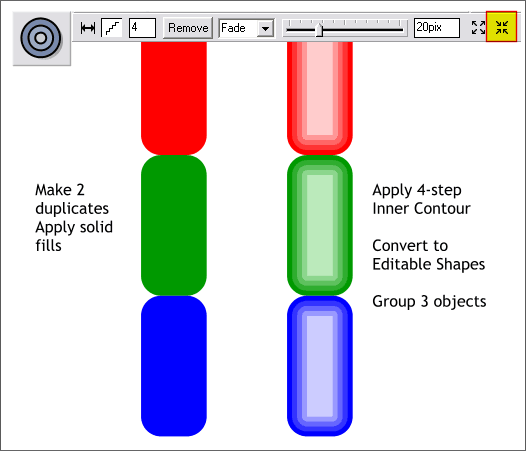 Creating a Multicolored Ribbon Xara Xone Tutorial