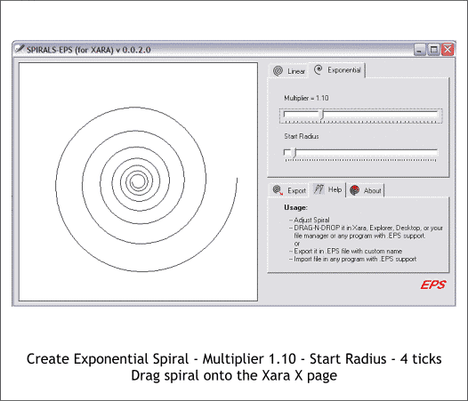 Flower Spiral Xara Xone Tutorrial