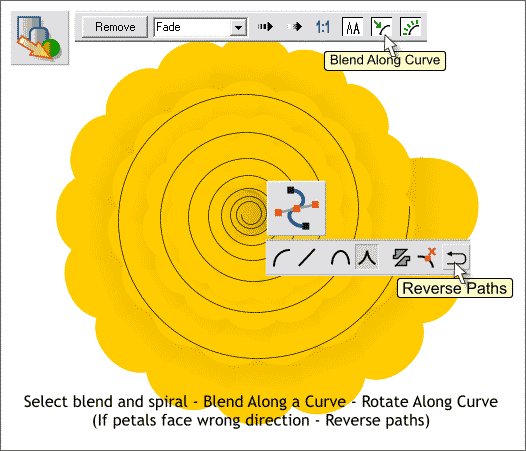 Flower Spiral Xara Xone Tutorrial