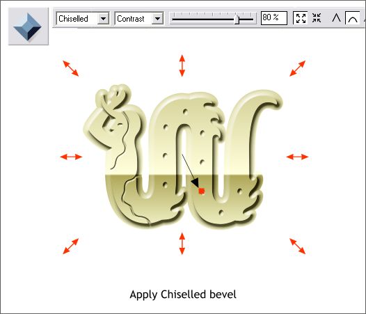 Metalilic Gold Xara Xone Tutorial