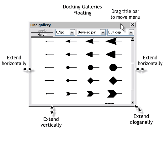 Docking Menus