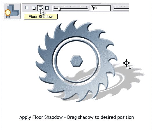 A Forward Floor Shadow Xara Xtreme