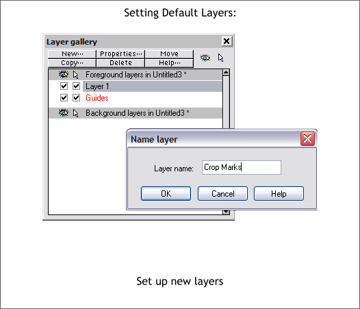 Creating a Template in Xara Xtreme