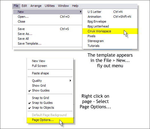 Working in CMYK - Xara Xone Workbook