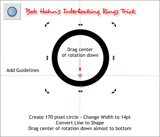 Xara Xtreme - Bob Hahn's Interlocking Rings trick