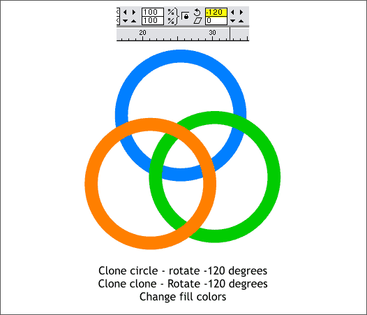 Xara Xtreme - Bob Hahn's Interlocking Rings trick