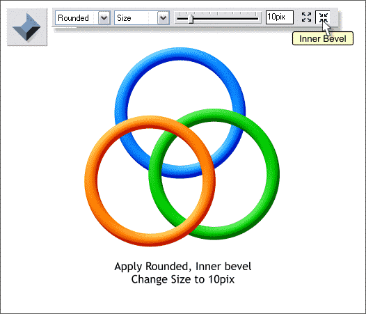 Xara Xtreme - Bob Hahn's Interlocking Rings trick