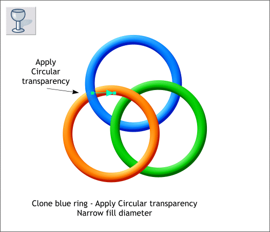 Xara Xtreme - Bob Hahn's Interlocking Rings trick