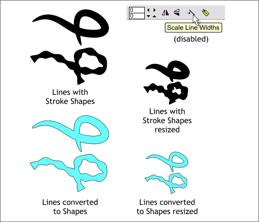 Convert Line to Shape - Xara Xone Workbook