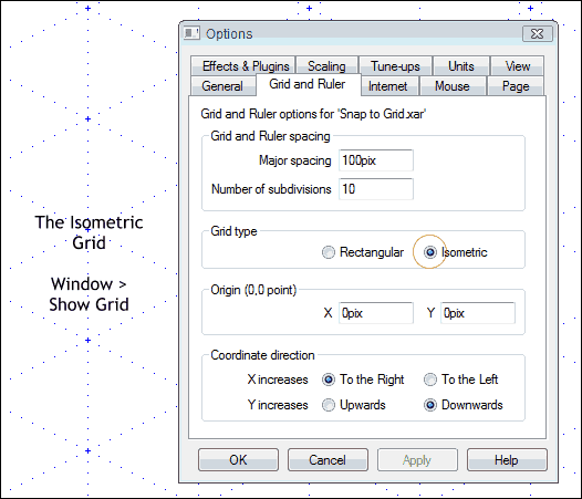 Snap to Grid - Xara Xtreme Pro tutorial