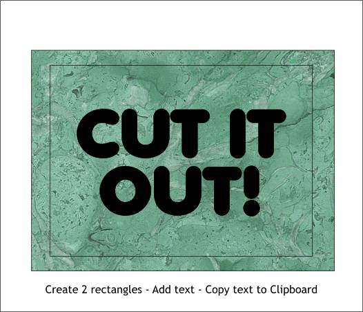 Beveled Cut Out Shapes - Xara Xtreme  Pro Workbook