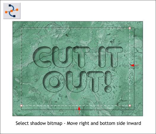 Beveled Cut Out Shapes - Xara Xtreme  Pro Workbook