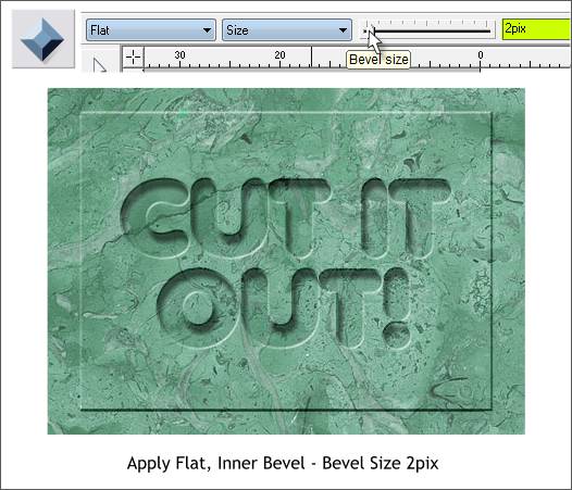 Beveled Cut Out Shapes - Xara Xtreme  Pro Workbook