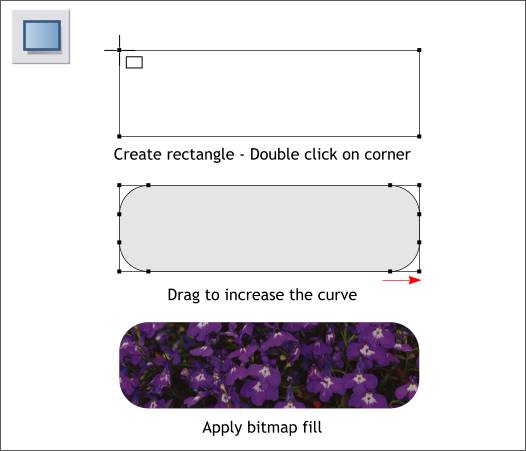 Glowing Rollover Buttons- Xara Xtreme  Pro Workbook