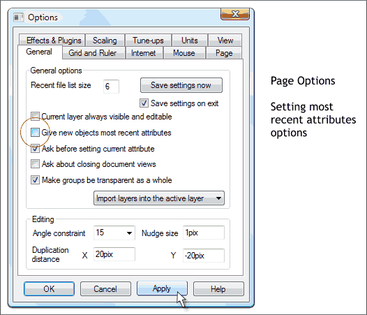 What's New In Page Options - July 07 Workbook