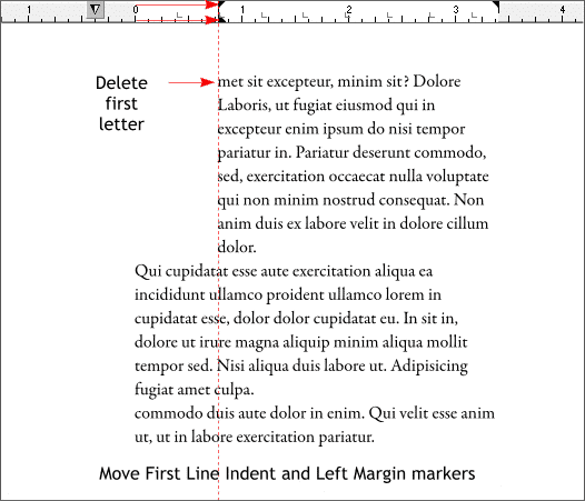 Adding a Drop Cap Initial - Xara Xone Workbook 62