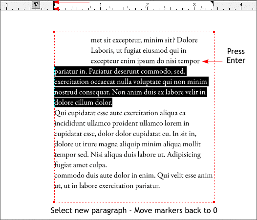 Adding a Drop Cap Initial - Xara Xone Workbook 62