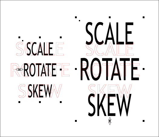 Scale - Rotate - Skew - Xara Xone Workbook 62