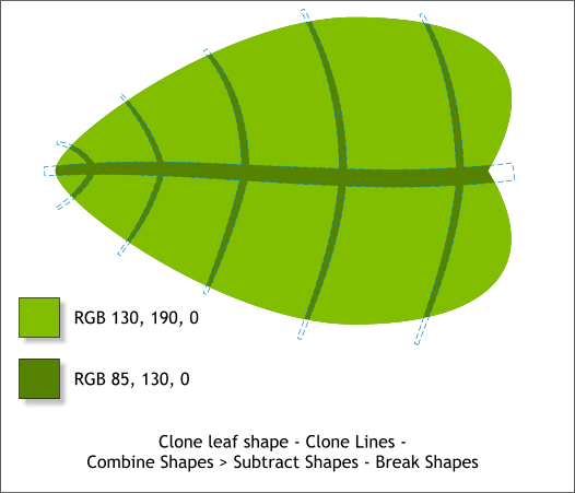 A Leaf - Xara Xone Workbook Mini-tutorial