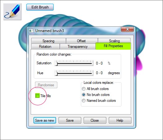 Creating a Bitmap Brush - Xara Xone Workbook 