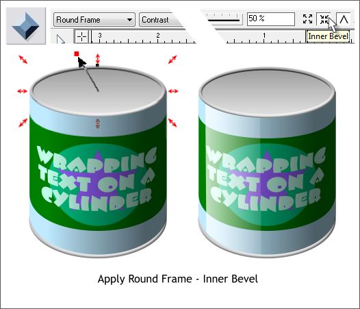 Graphics on a Cylinder - Xara Xone Workbook mini-tutorial