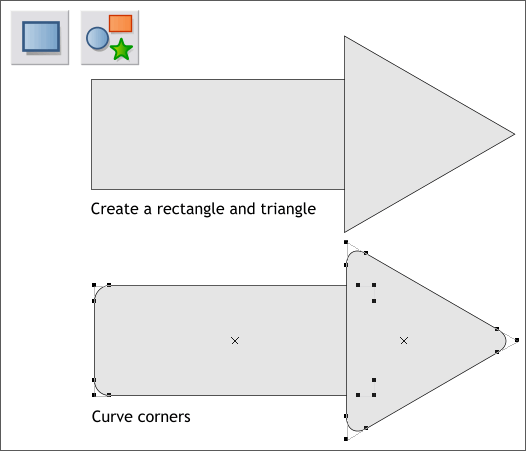 A Neon Arrow - Xara Xone Workbook mini-tutorial