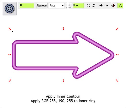 A Neon Arrow - Xara Xone Workbook mini-tutorial