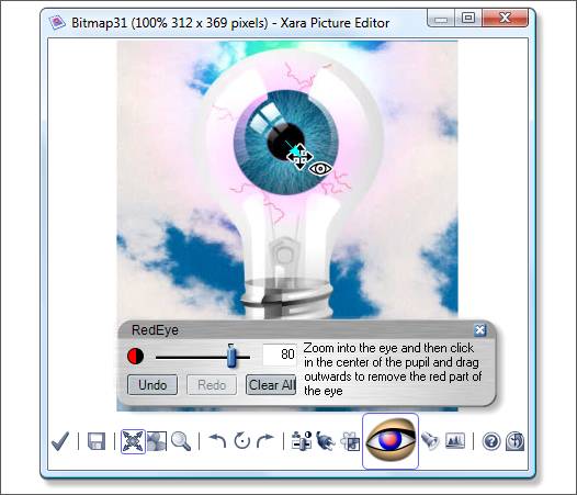 Xara Xtreme 4.0 - The Photo Tool - The Clip Tool