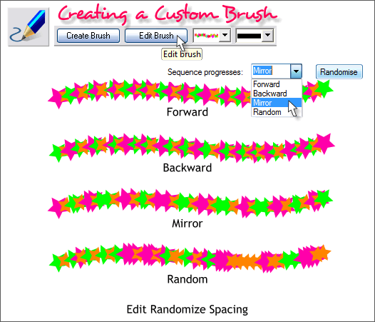 Xara Xone Workbook - Creating and Editing a Custom Brush