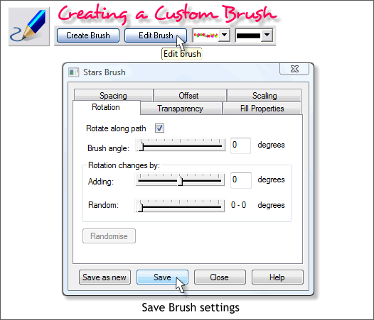 Xara Xone Workbook - Creating and Editing a Custom Brush