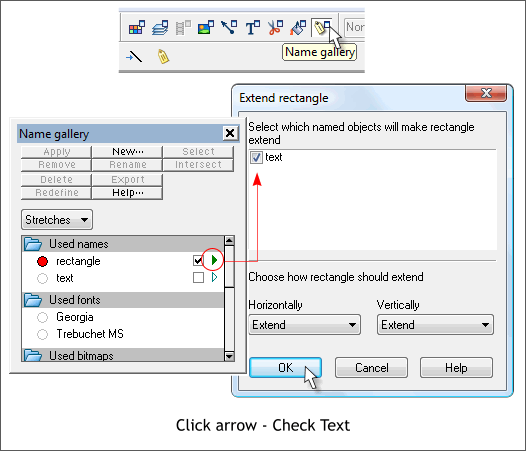 Creating an Expanding Text Area - Xara Xone Workbook Tutorial