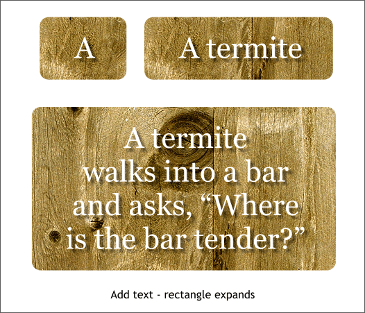 Creating an Expanding Text Area - Xara Xone Workbook Tutorial