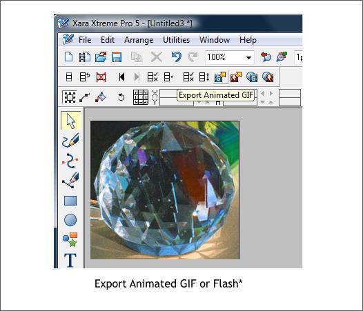 An animation inside a photo - Xara Xone Workbook 79