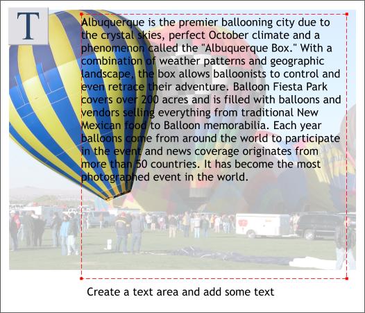 Repelling Text Inside a Photo - Xara Xone Workbook 79