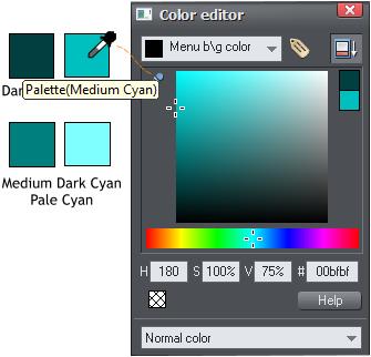 Color Editor and Color Picker Tool